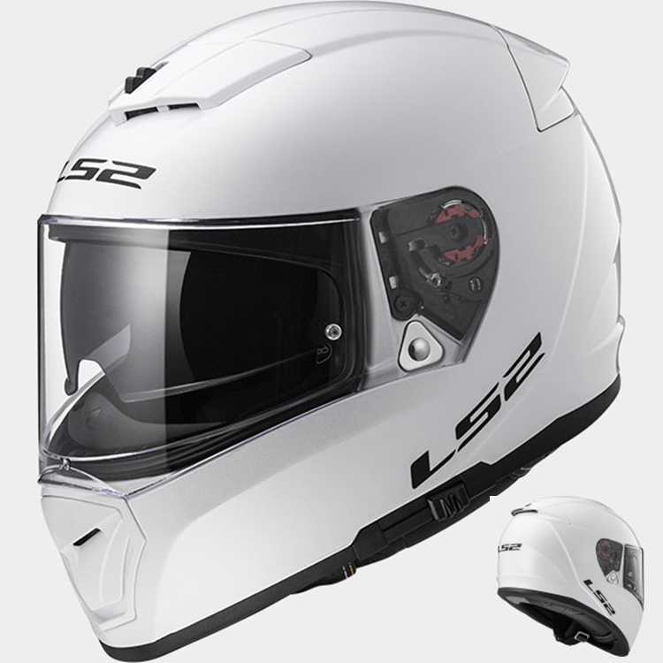 CASCO MOTO LS2 INTEGRAL BREAKER FF390 BLANCO XL